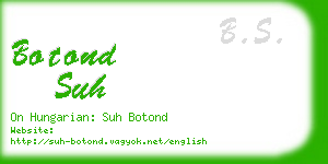 botond suh business card